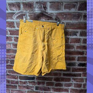 Vintage Nada Nuff Women’s Denim Jean Shorts Medium Made USA Cotton 5 High Waist